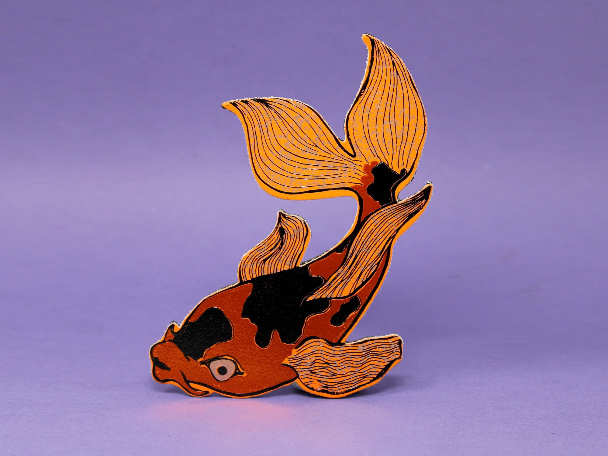 Leather Fish Magnet - Thumbnail 2