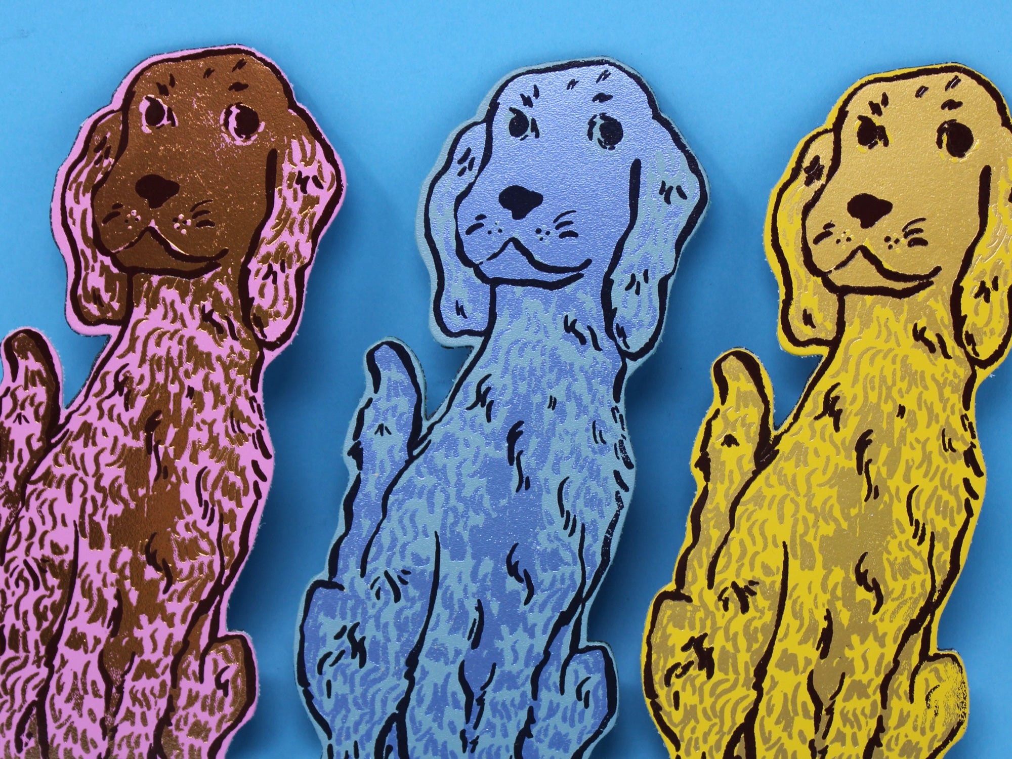 Leather Spaniel Magnet - Thumbnail 5