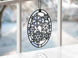 Let it Snow Suncatcher Greeting Card
