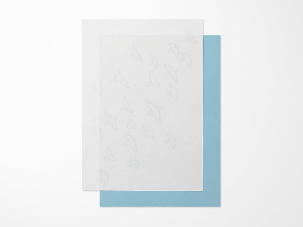 Letter Pad A5 Watermark Birds