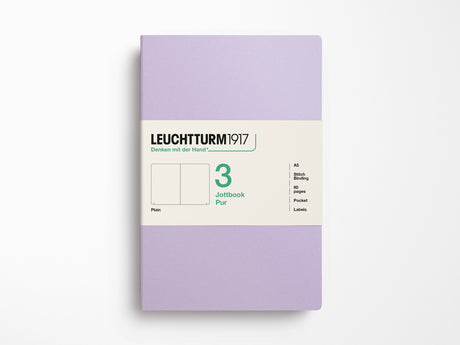 Leuchtturm 1917 Jottbook Pur Set of 3 - Lilac