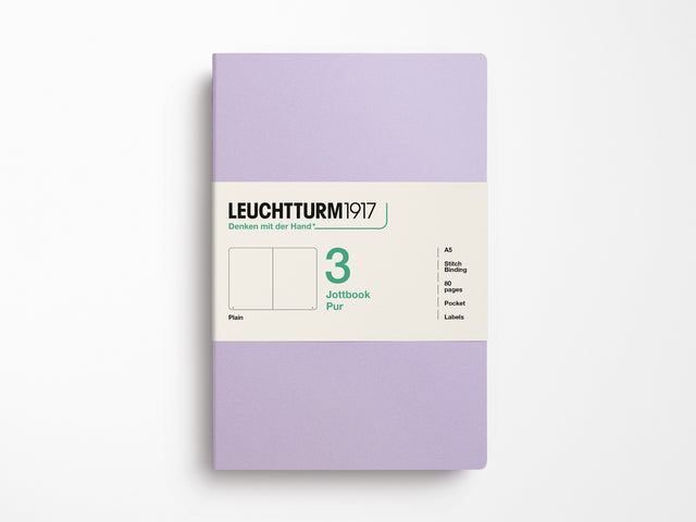 Leuchtturm 1917 Jottbook Pur Set of 3 - Lilac