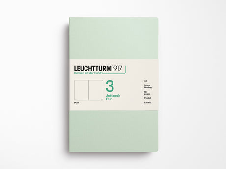 Leuchtturm 1917 Jottbook Pur Set of 3 - Mint Green