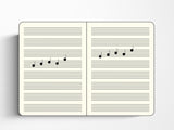 Leuchtturm 1917 Music Notebook with Staves