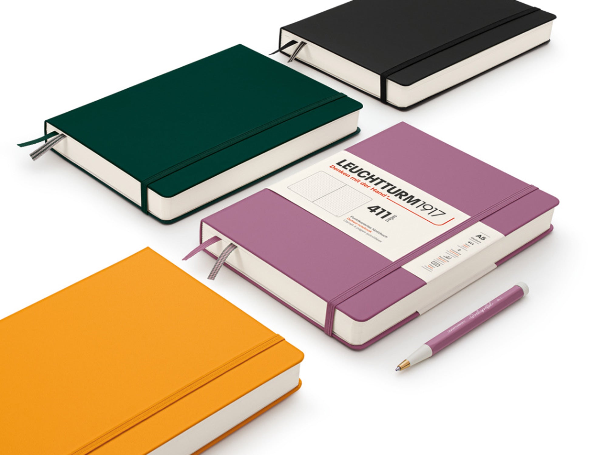 Leuchtturm 1917 Notebook 411 - Black – Jenni Bick Custom Journals
