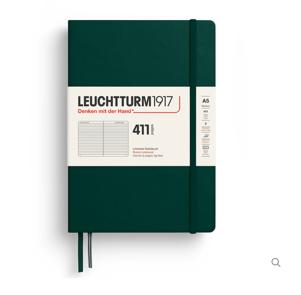 Leuchtturm 1917 Notebook 411 - Forest Green