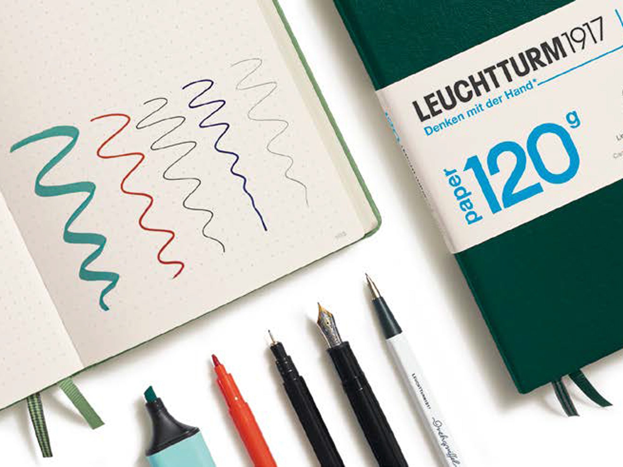 グクミン、ノート Leuchtturm 1917 Notebook - Edition Paper 120g - Mint Green – Jenni