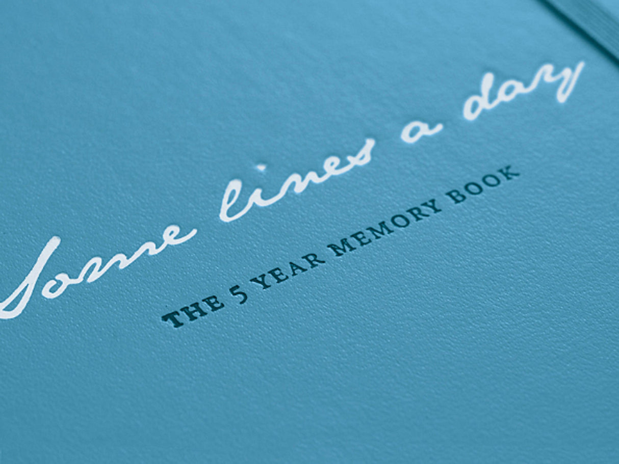 Leuchtturm 1917 Some Lines a Day - 5 Year Journal - Port Red