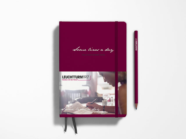 Leuchtturm 1917 Some Lines a Day - 5 Year Journal - Port Red