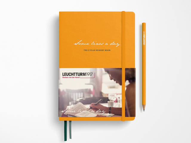 Leuchtturm 1917 Some Lines a Day - 5 Year Journal - Rising Sun