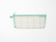 Limited Edition Mesh Pen Case with Gusset - Check Green