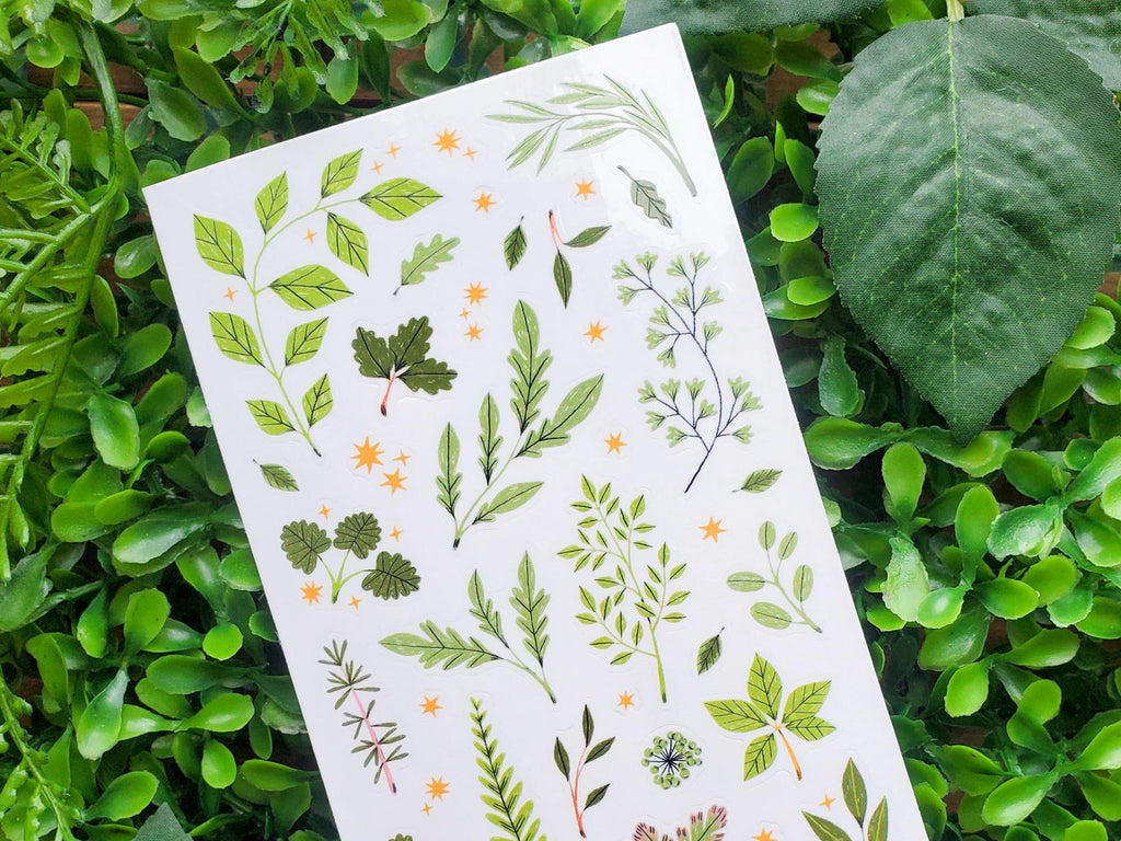 Lovely Leaves Sticker Sheet