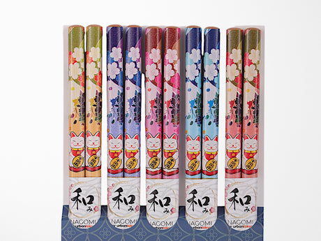 Lucky Sakura Cherry Blossom Chopsticks - Set of 5 Pair
