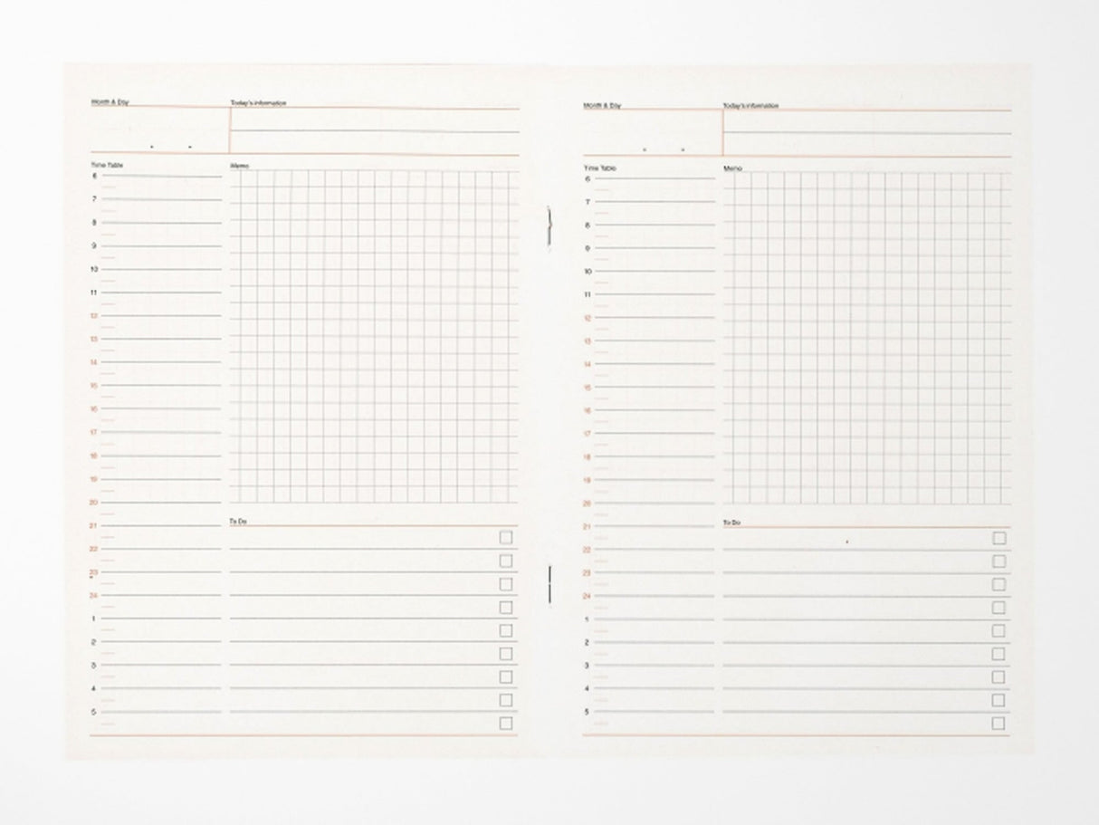 Luddite A5 Notebook - Daily Planner