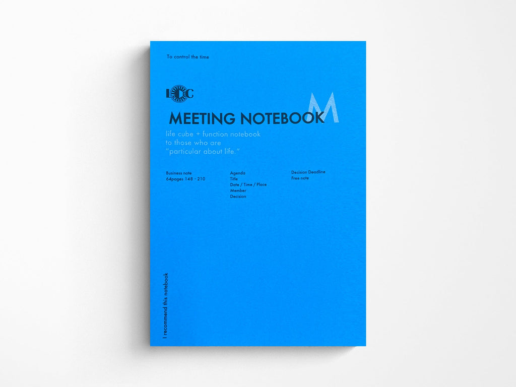 Luddite A5 Notebook - Meeting Book