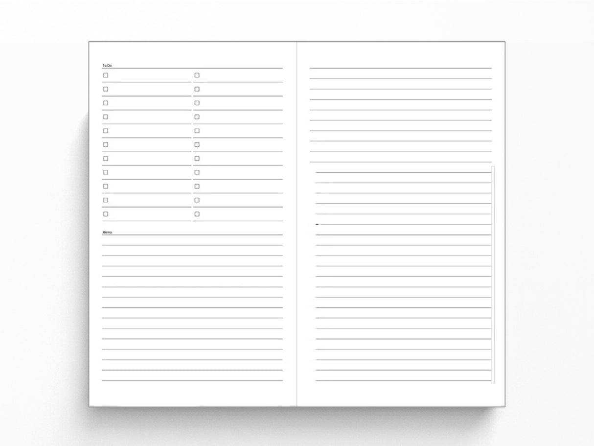 Luddite A5 Slim Notebook - To Do & Memo