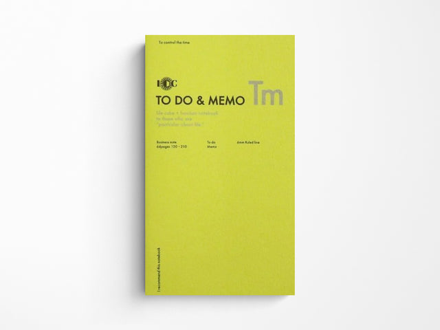 Luddite A5 Slim Notebook - To Do & Memo
