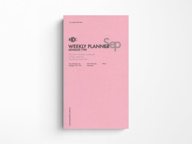 Luddite A5 Slim Notebook - Weekly Planner Separate