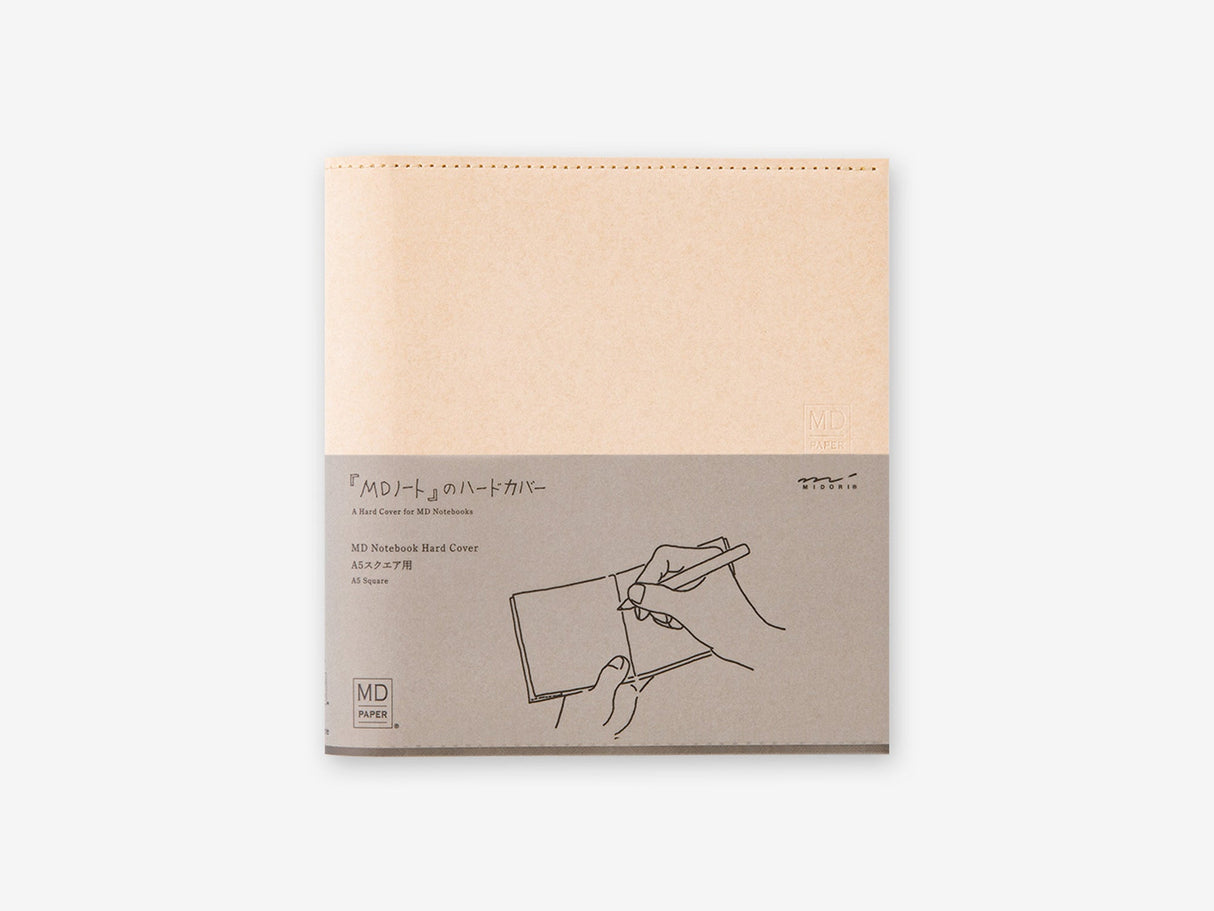 MD Notebook Hard Cover A5 Square Paper A