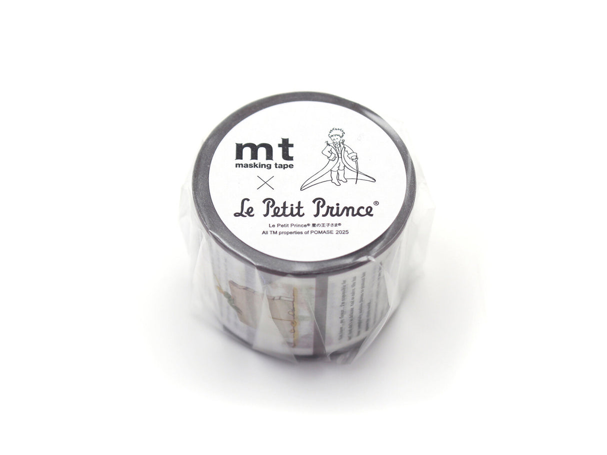 MT Masking Tape - 15 mm Le Petit Prince - Foil Stamped Title Wave