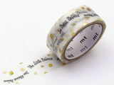 MT Masking Tape - 15 mm Le Petit Prince - Foil Stamped Title Wave