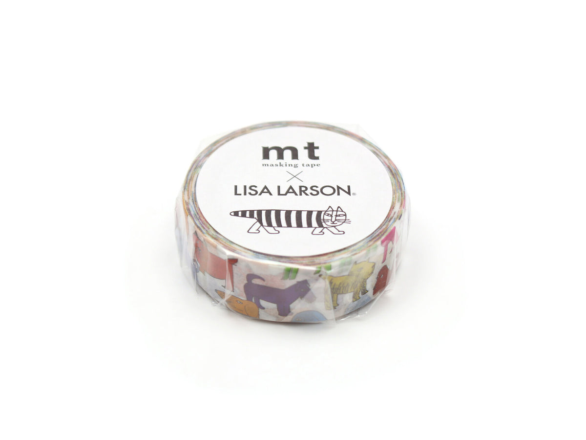 MT Masking Tape - 15 mm Lisa Larson Colorful Dog