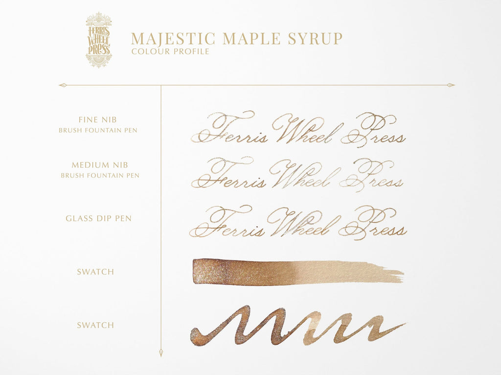 Majestic Maple Syrup Fountain Pen Ink
