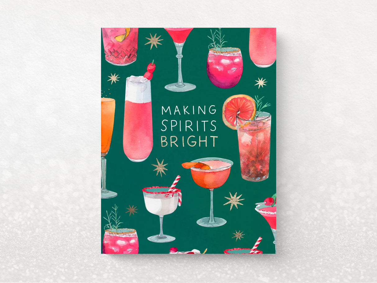 Making Spirits Bright Holiday Greeting Cards, Box of 6