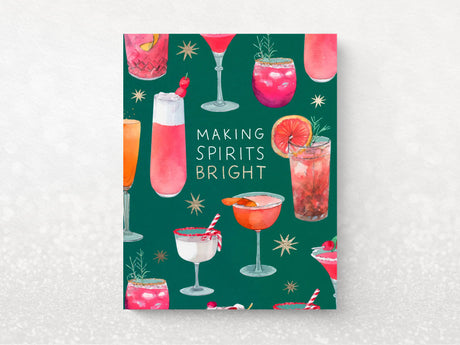 Making Spirits Bright Holiday Greeting Cards, Box of 6