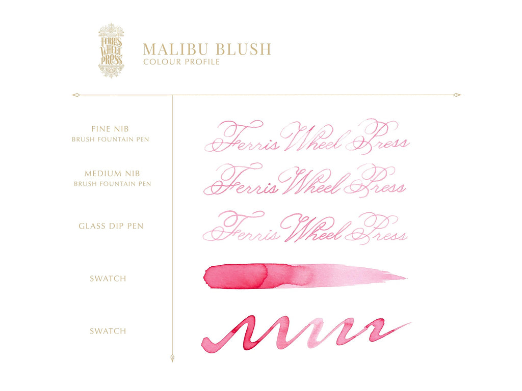 Malibu Blush Fountain Pen Ink