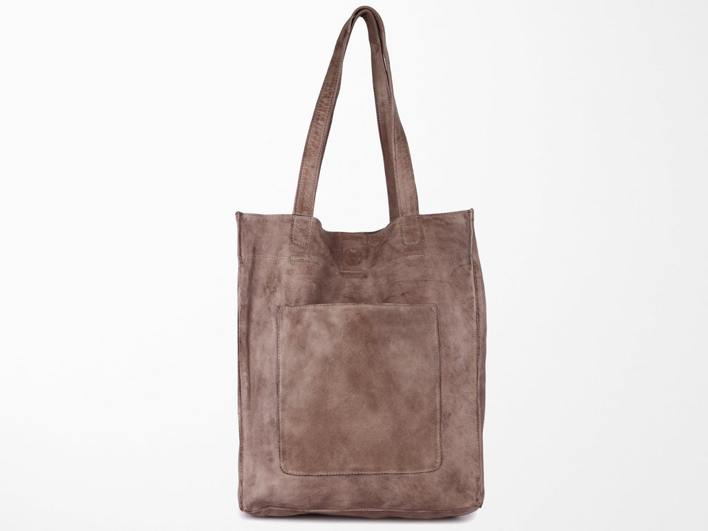 Margie Soft Leather Tote Bag