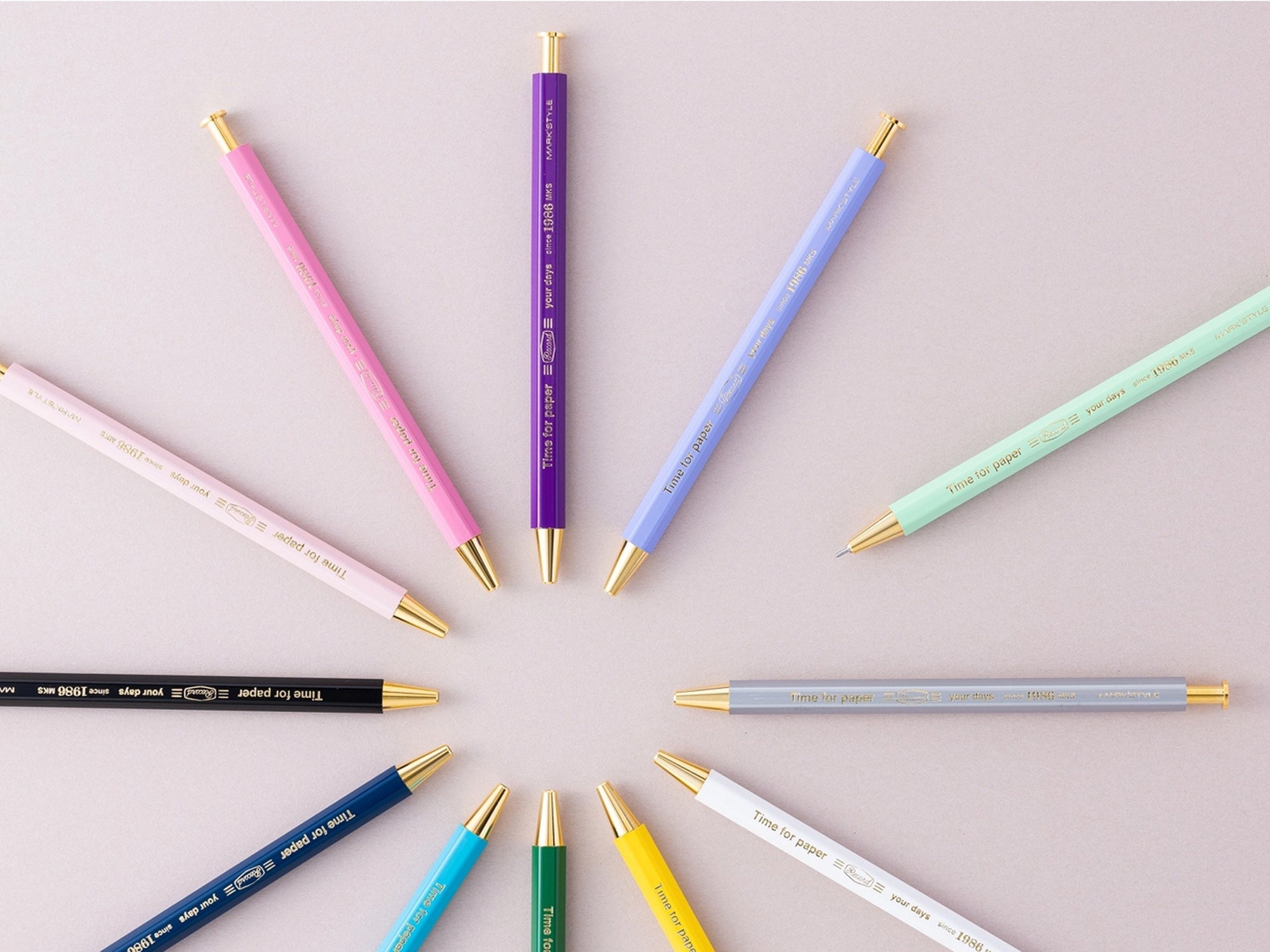 Mark'Style 'Time for Paper' Ballpoint Pens – London Letters