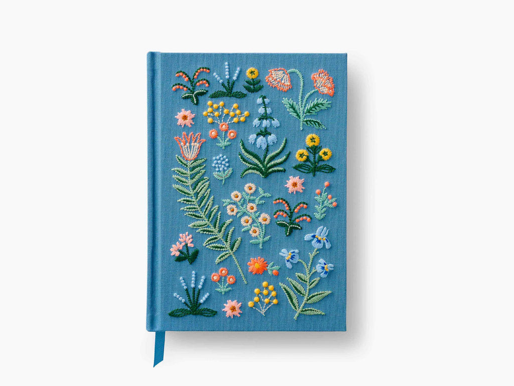 Menagerie Garden Embroidered Journal