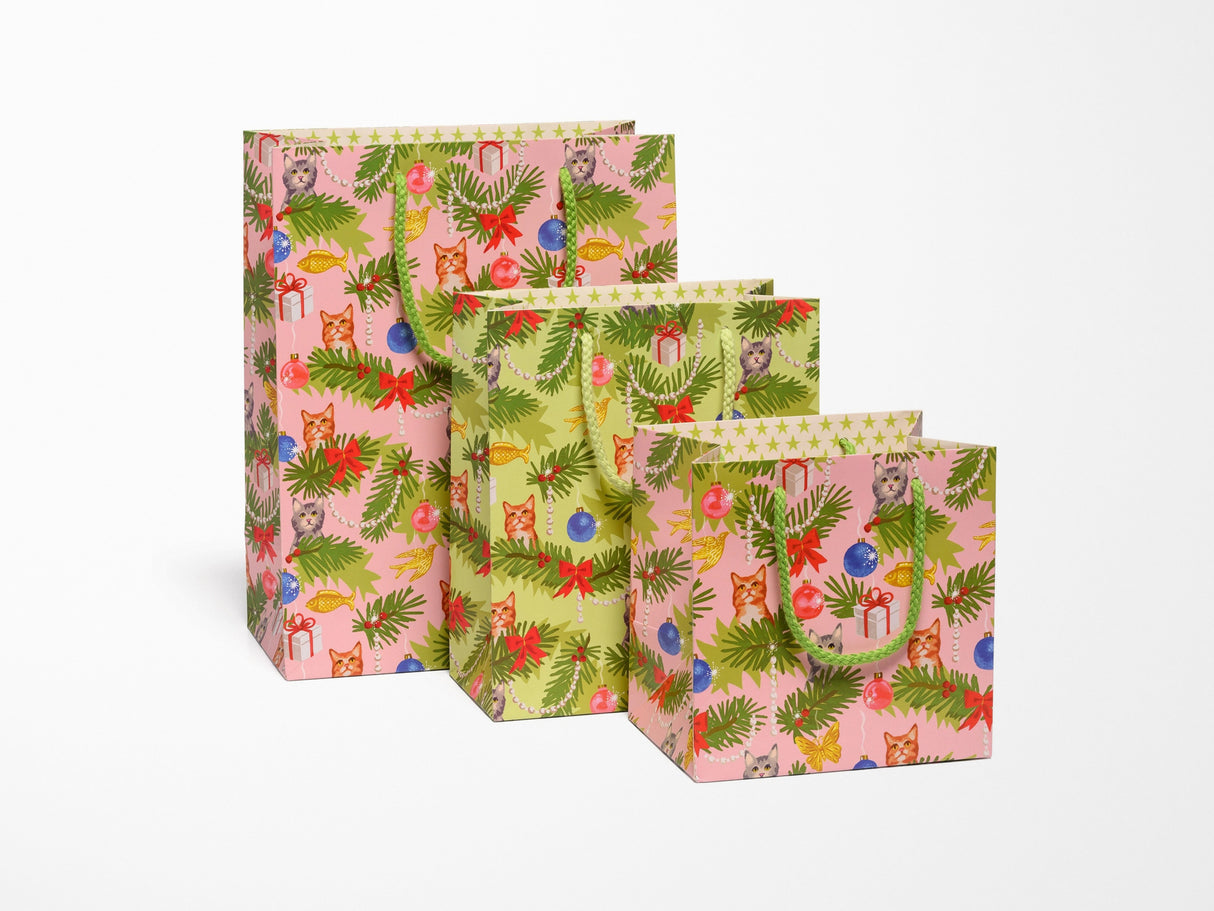 Meowy Christmas Gift Bag