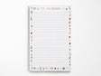 Merry Motif Holiday List Notepad