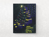Midnight Christmas Tree Holiday Greeting Cards - Set of 8