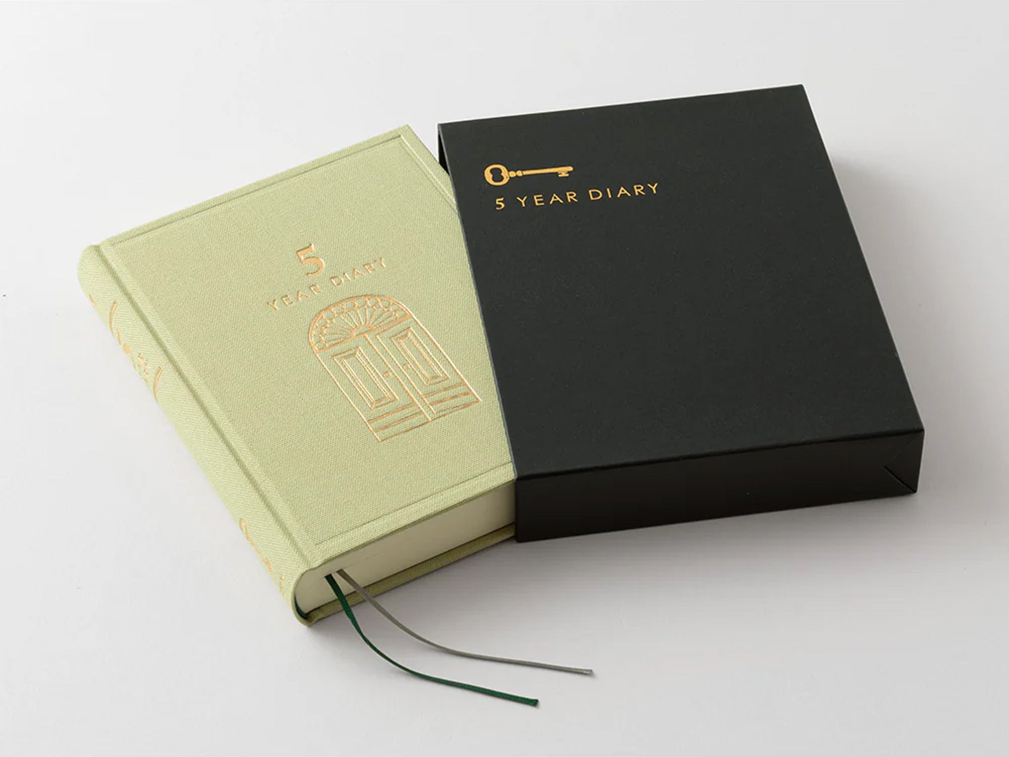 Midori 5 Year Diary Mini Gate - Light Green – Jenni Bick Custom