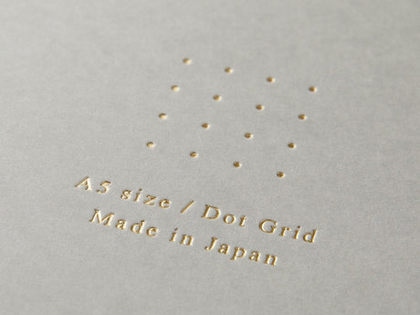 Midori A5 Ring Color Notebook - Dot Grid