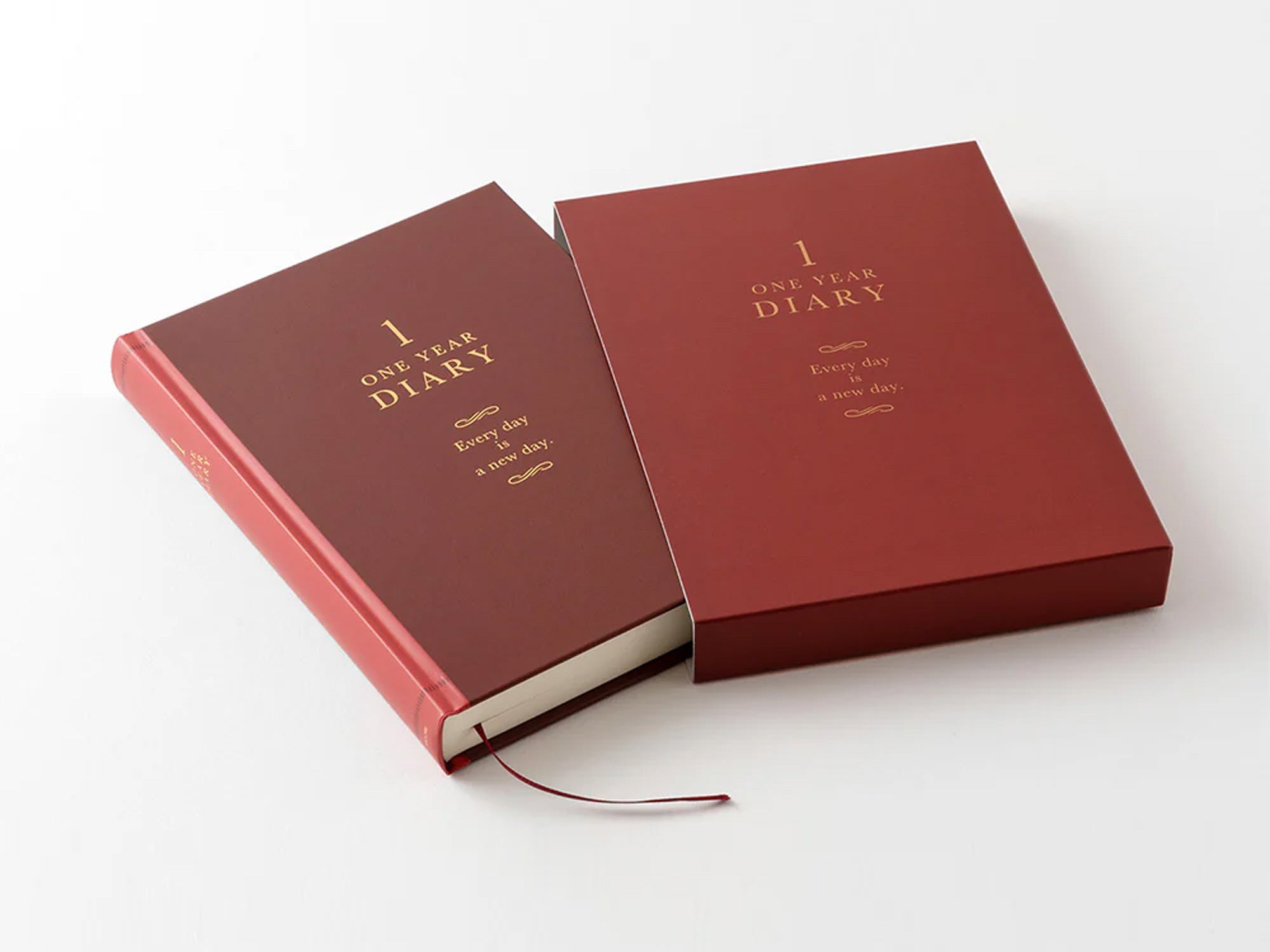1-ＫＩＮＥＮＯＴＥ　ＤＩＡＲＹ Midori Diary One Day One Page Classic Red – Jenni Bick Custom Journals