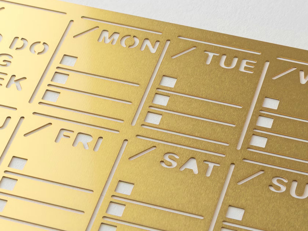 Midori Diary Template - Weekly Block