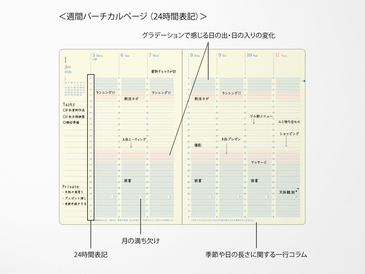 Midori Gradation Diary 2027