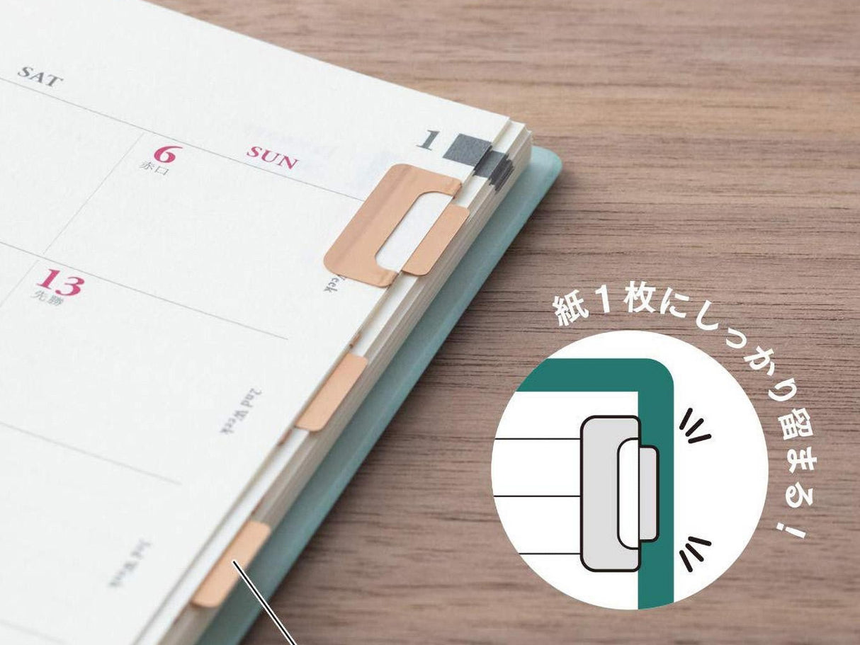 Midori Index Clips Chiratto Orange S