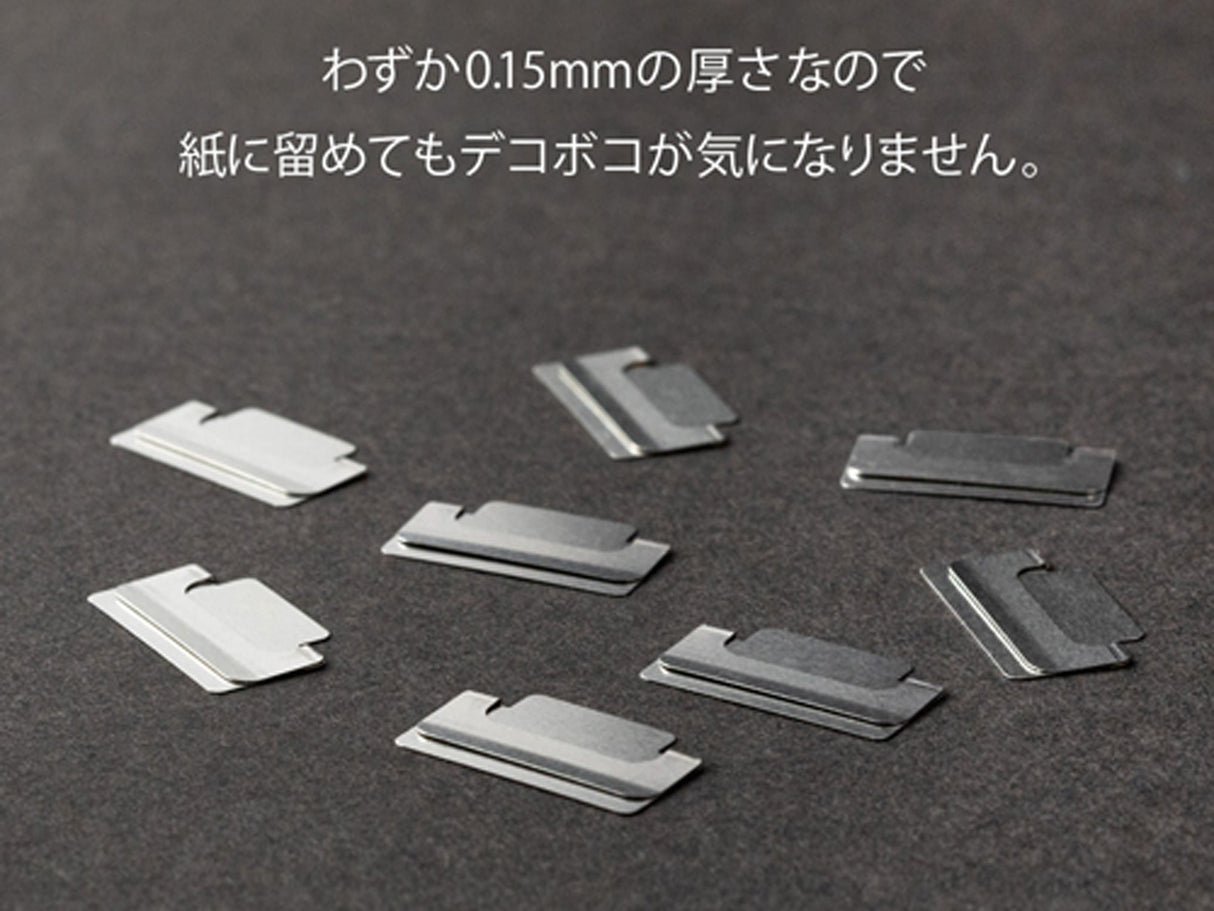 Midori Index Clips Chiratto Silver M