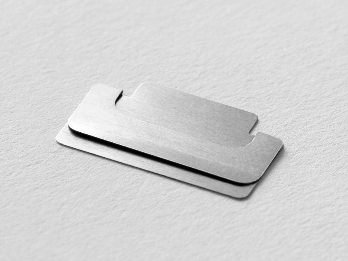 Midori Index Clips Chiratto Silver S