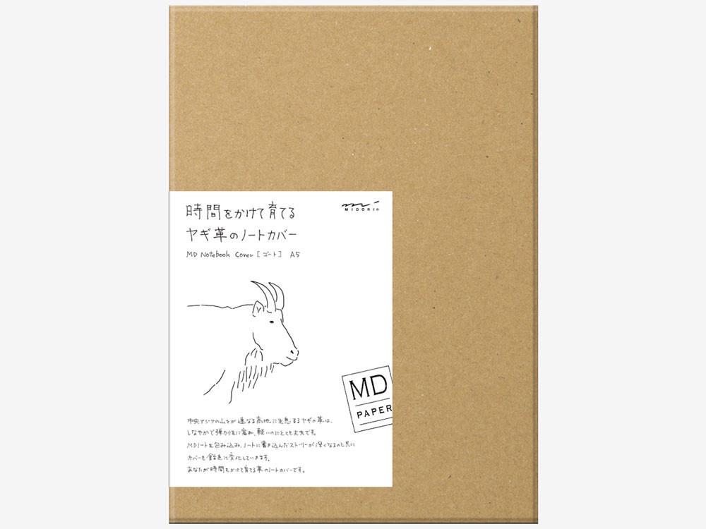 Midori MD Notebook A5 Goat Leather Cover