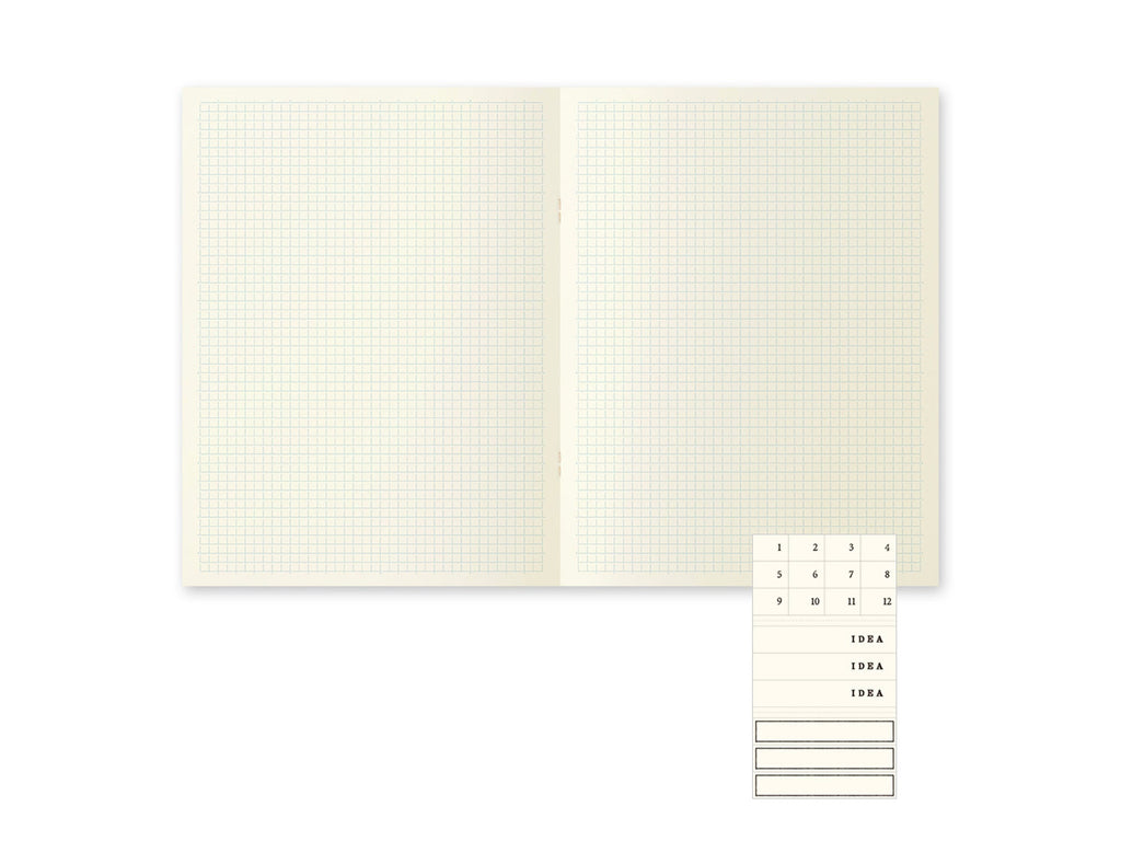 Midori MD Notebook Light A4 Grid Set of 3