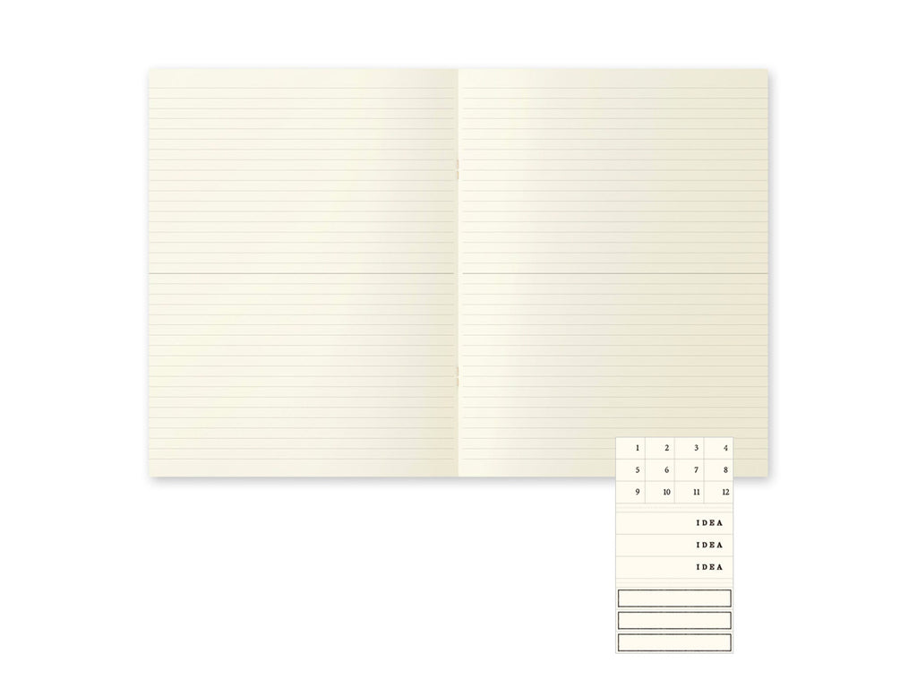 Midori MD Notebook Light A4 Lined Set of 3
