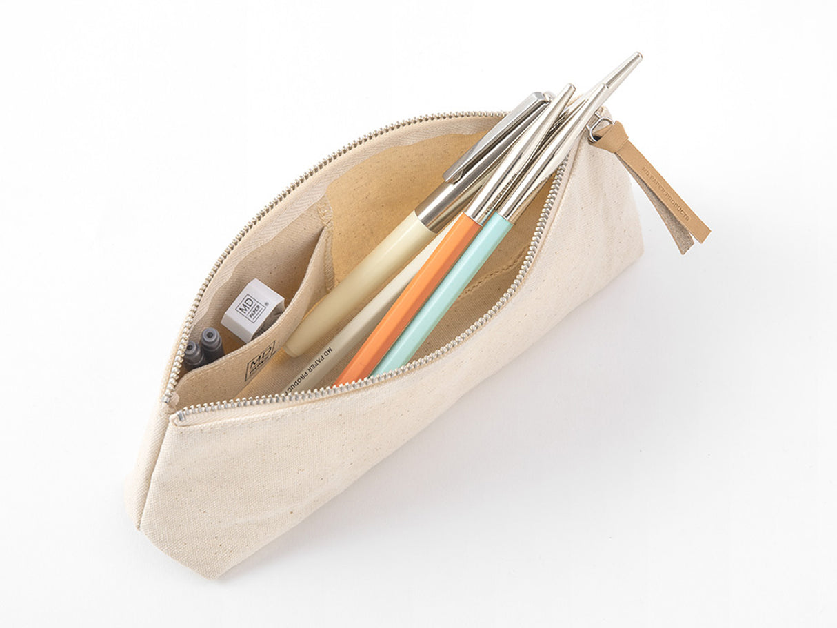 Midori MD Pencase Kurashiki Canvas with Gusset