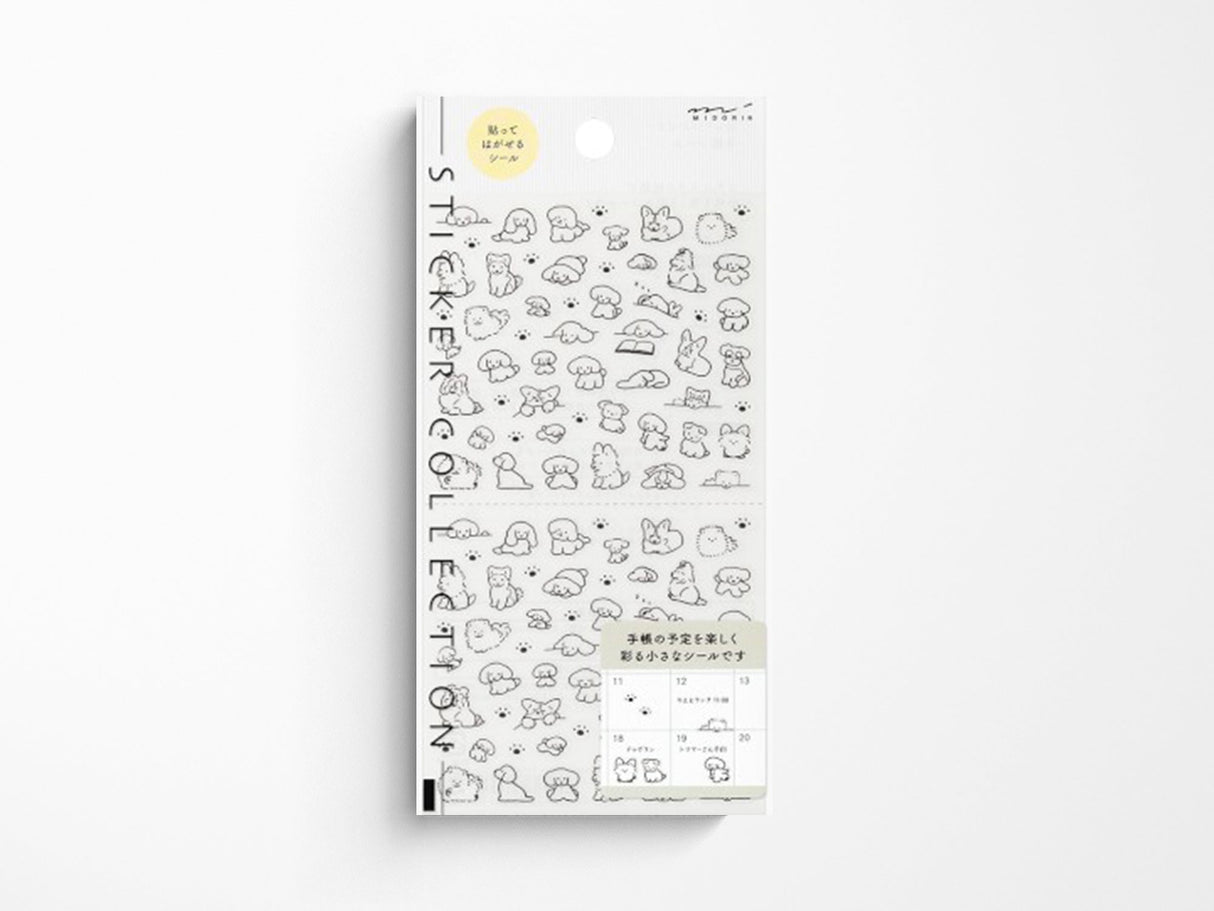 Midori Planner Stickers - S Dog