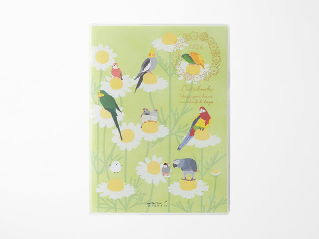 Midori Pocket Diary 2026 A6 - Bird